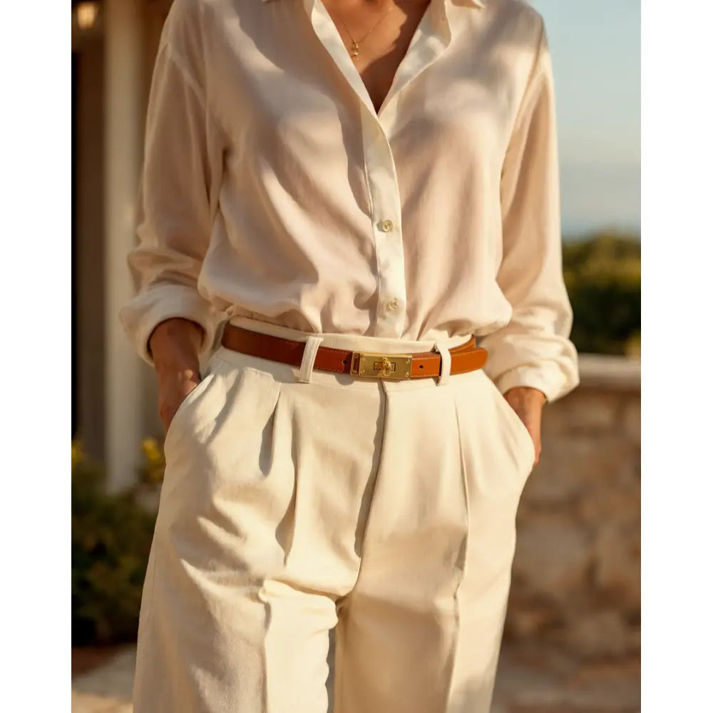 Vintage Slim Belt Zenvora