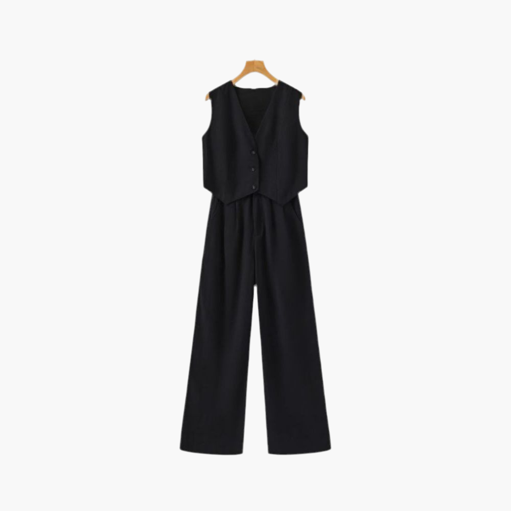 Classy Lady - Linen Co-ord Set Zenvora