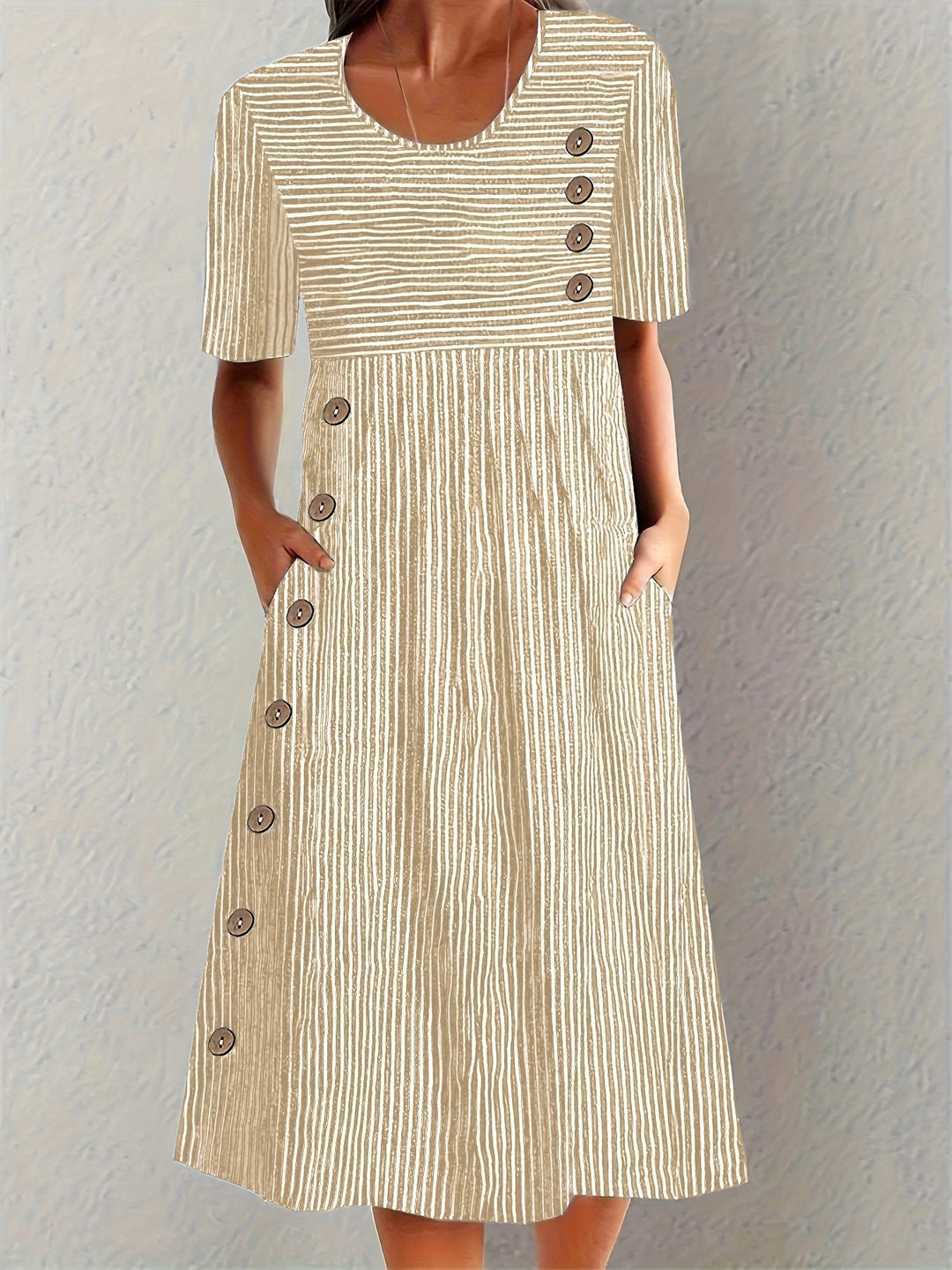 Sofia™ | Striped Summer Dress Zenvora