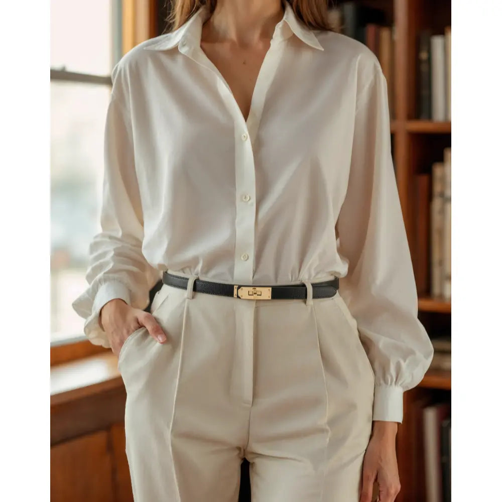 Vintage Slim Belt Zenvora