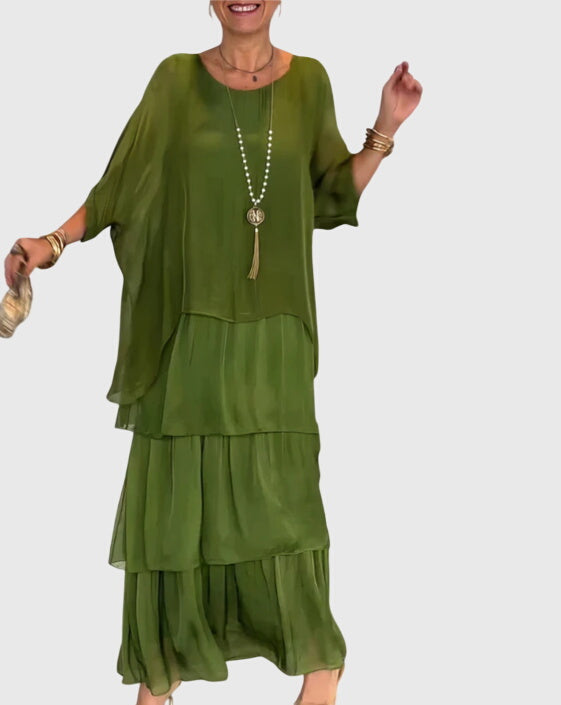 Susan | Long and Flowing Elegant Dress