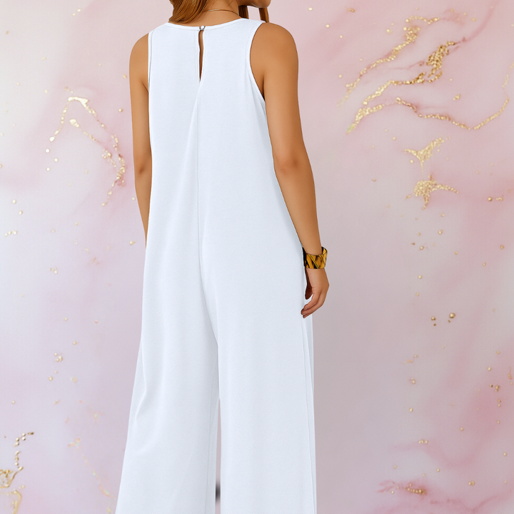 Grace™ | Wide-Leg Sleeveless Jumpsuit Zenvora