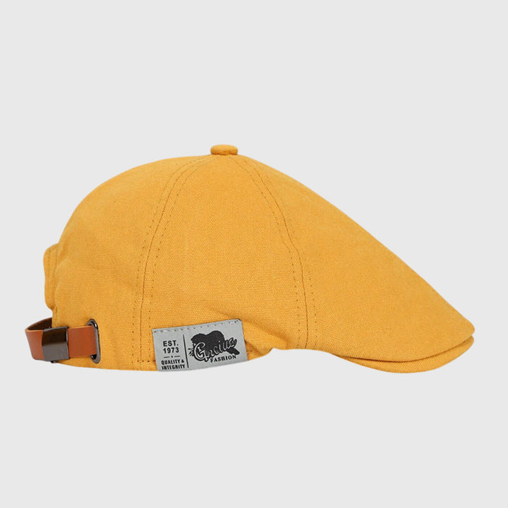 Kimberley | Classic Modern Beret Yellow Adjustable