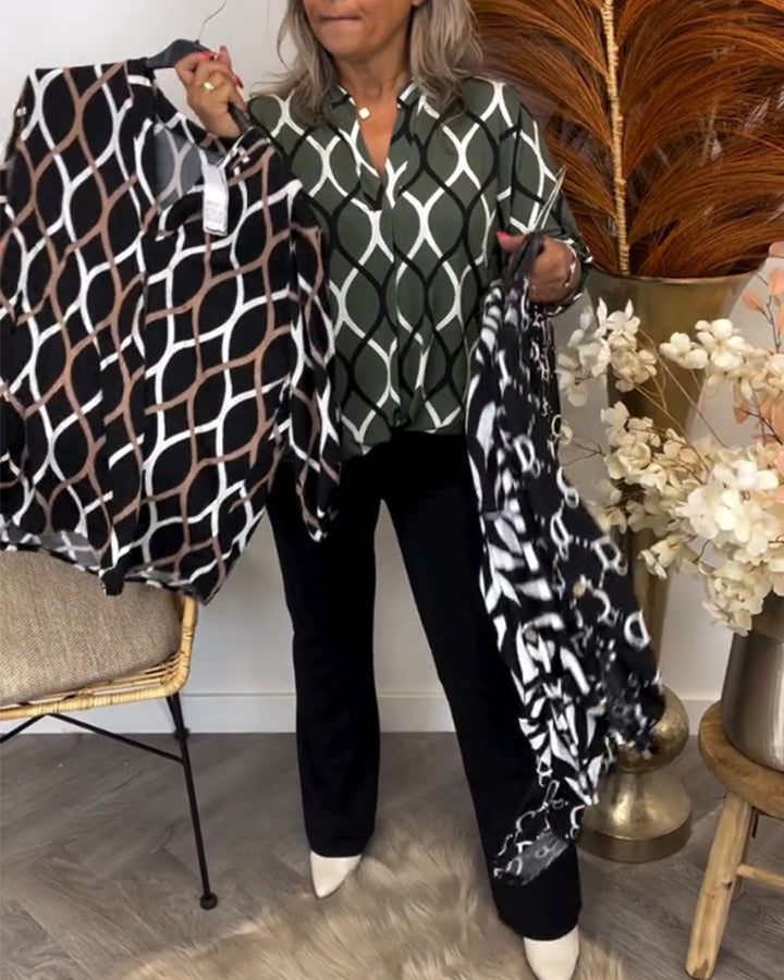 Luna™ | Relaxed Top with Full Sleeves and Stylish Design Zenvora