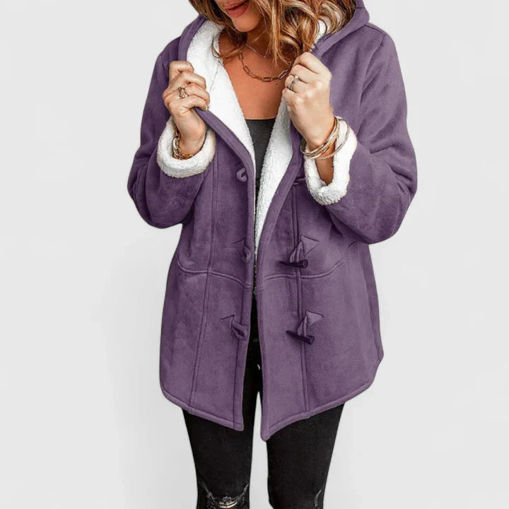 Ziah | Comfortable Coat Purple