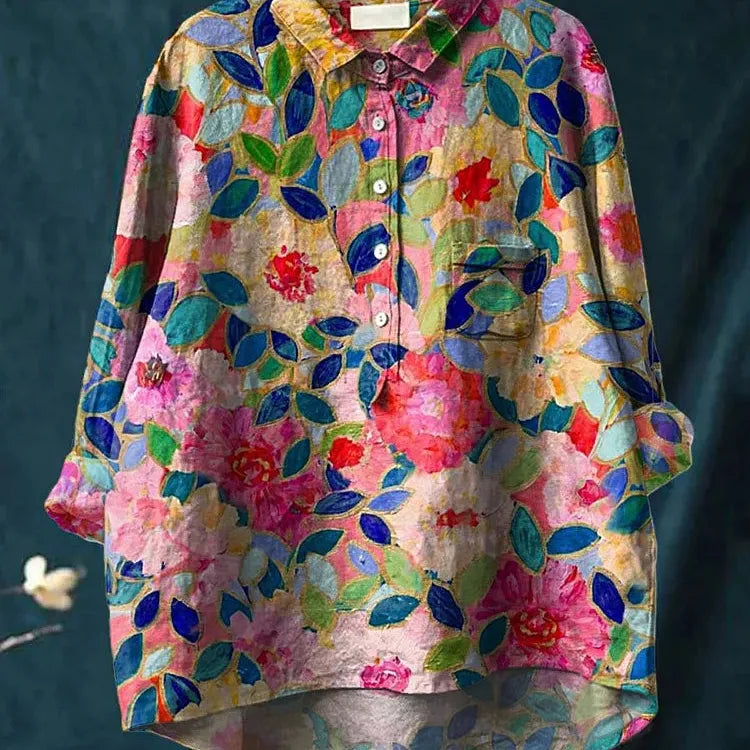 Clarano | Brooks Vibrant Pattern Blouse Zenvora