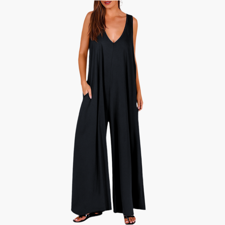 Grace™ | Wide-Leg Sleeveless Jumpsuit Zenvora