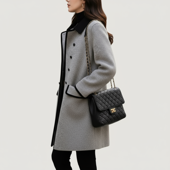 Harper | Elegant Long Wool Coat