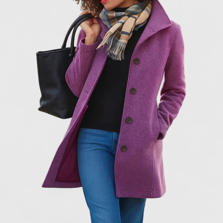 Scarlethia | Sophisticated Coat Purple