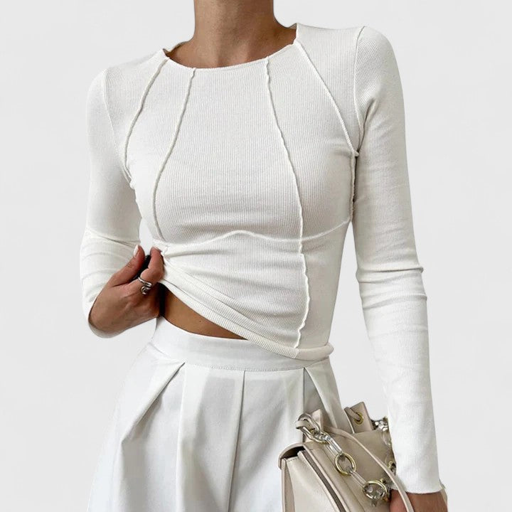 Rozminda | Cozy Long Sleeve Shirt Zenvora