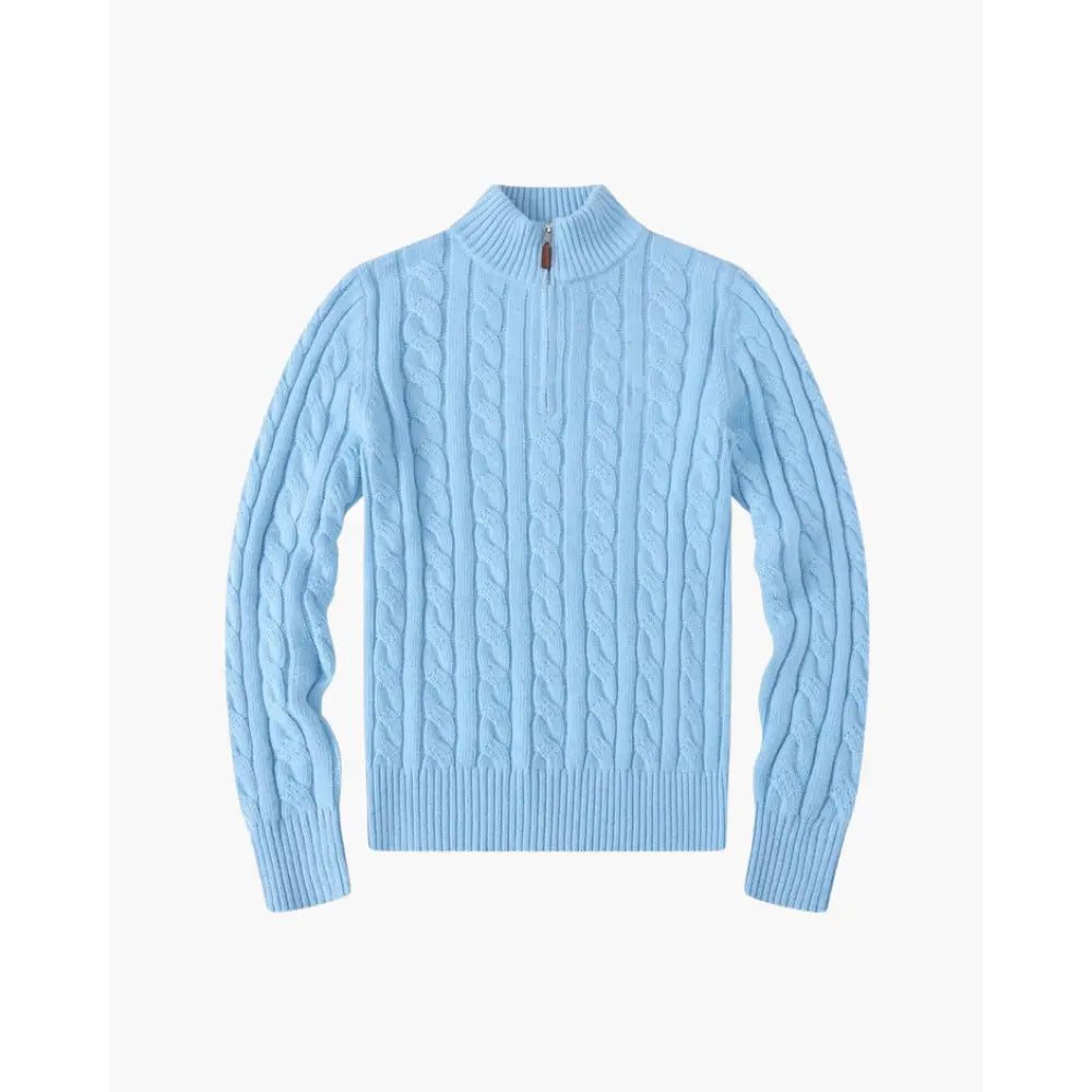 Luxe Verbier Zip-Up Cardigan Zenvora