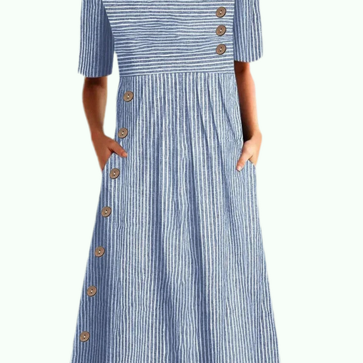 Sofia™ | Striped Summer Dress Zenvora