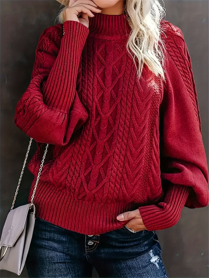 Lira | Casual Long Sleeve Knitted Sweater