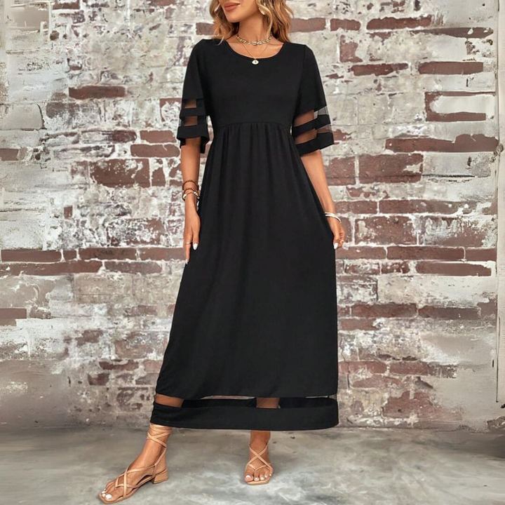 Aubrey™ – Flattering Tummy-Smoothing Midi Dress Zenvora