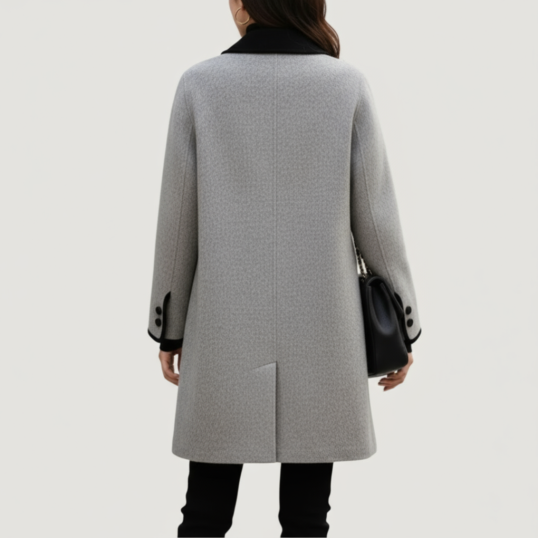 Harper | Elegant Long Wool Coat