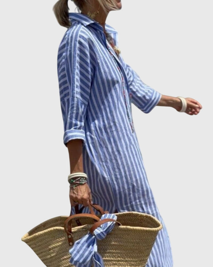 Ellen | Classic Striped Dress