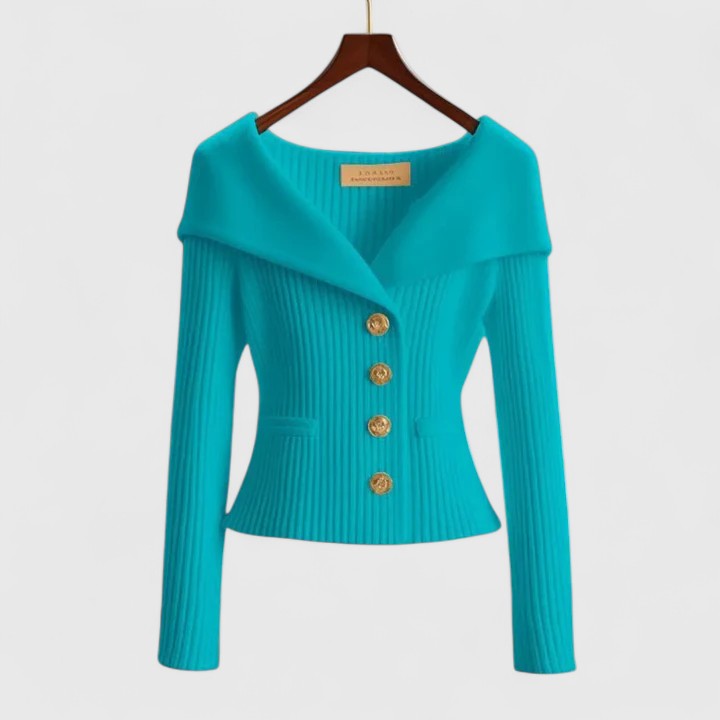 Avelora | Elegant Cardigan Blue