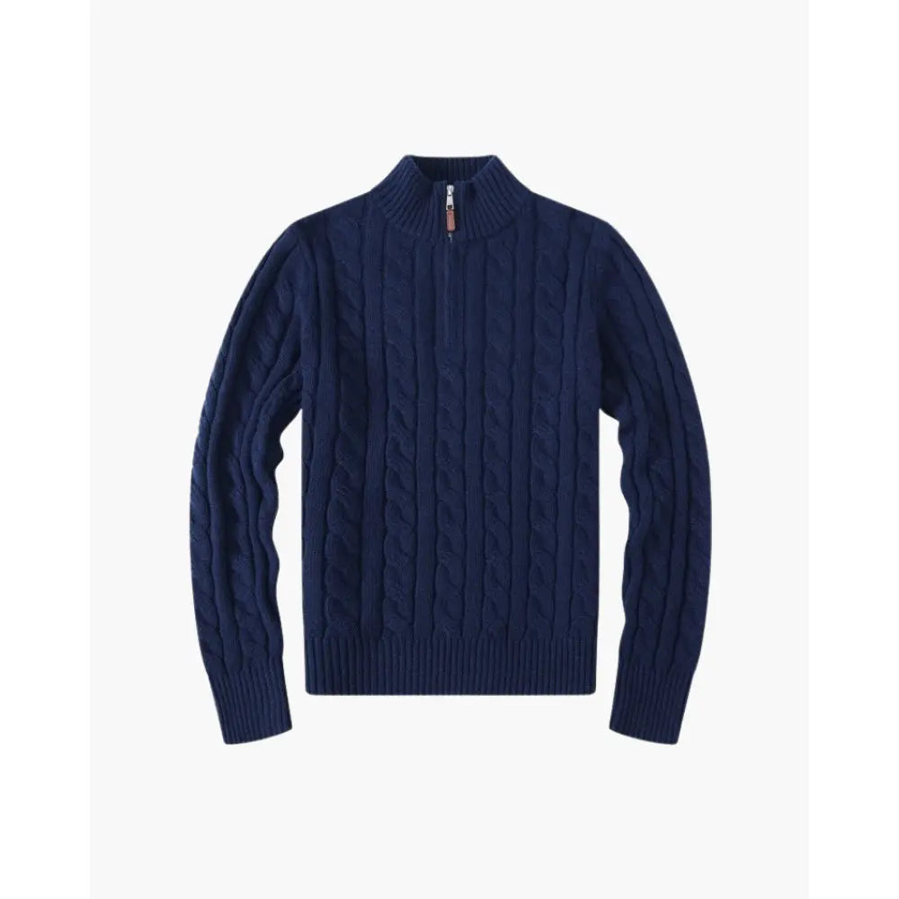 Luxe Verbier Zip-Up Cardigan Zenvora