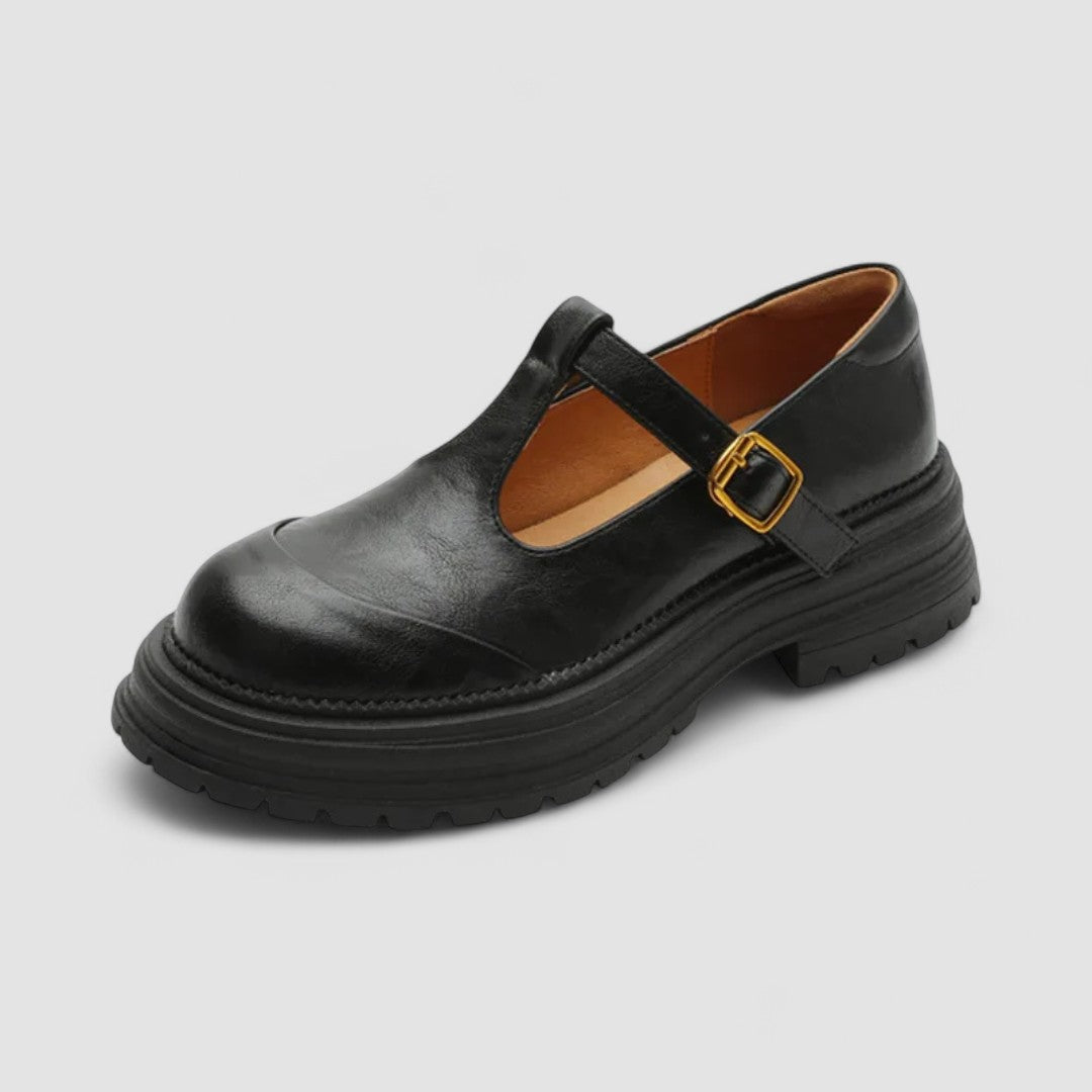 Lyxandra | Orthopedic Mary Jane Shoes Black