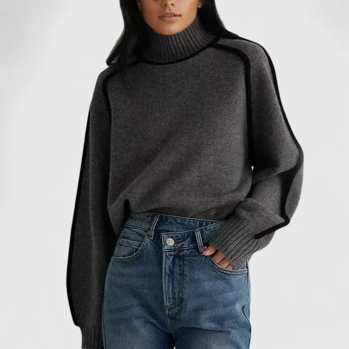 Elizandraa | Elegant Sweater Gray