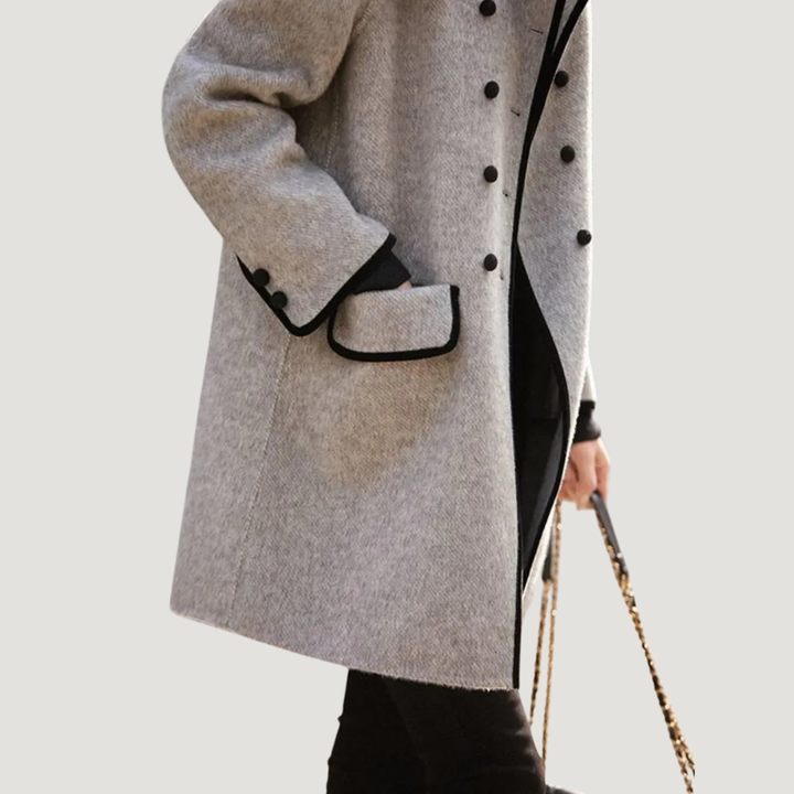 Harper | Elegant Long Wool Coat