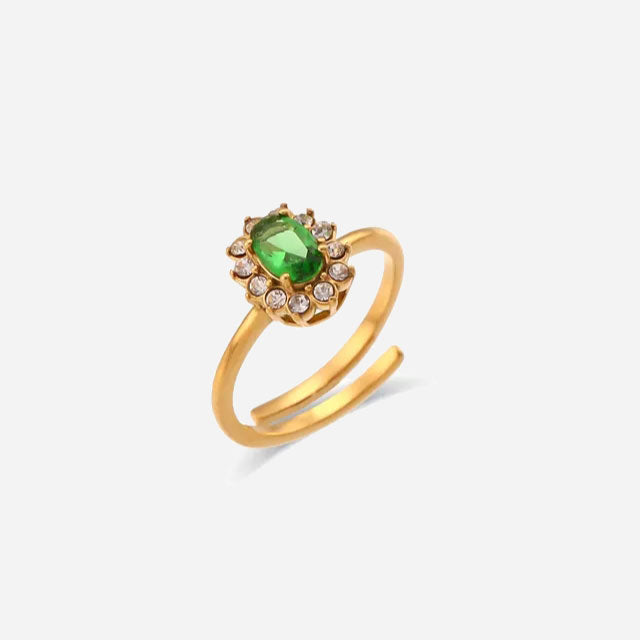 Amaryelle | Green Zirconia Ring