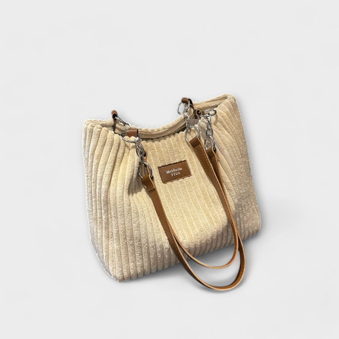 Zenvora | Soft Cord Shoulder Bag