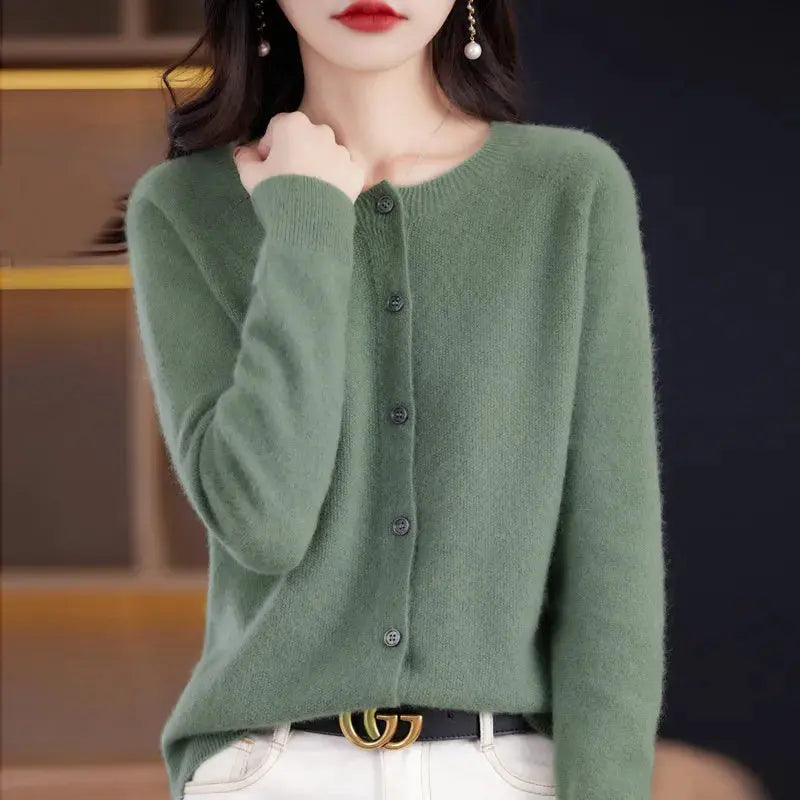 Elegante Knoopjes Cardigan Zenvora