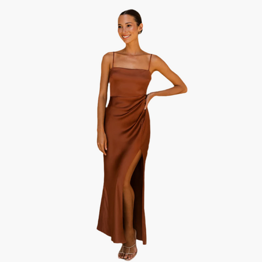 Satin Slip Jurk Zenvora