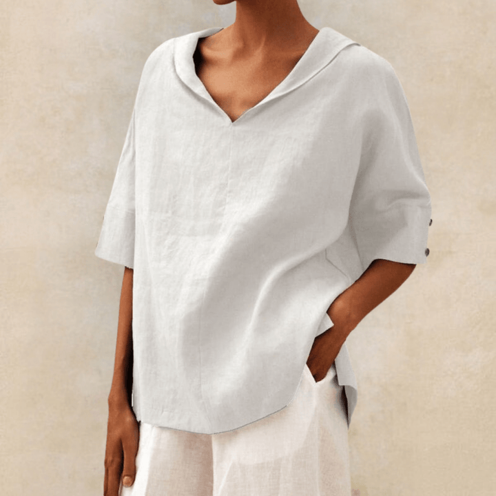 Marie | Coastal Breeze Oversized Shirt Zenvora