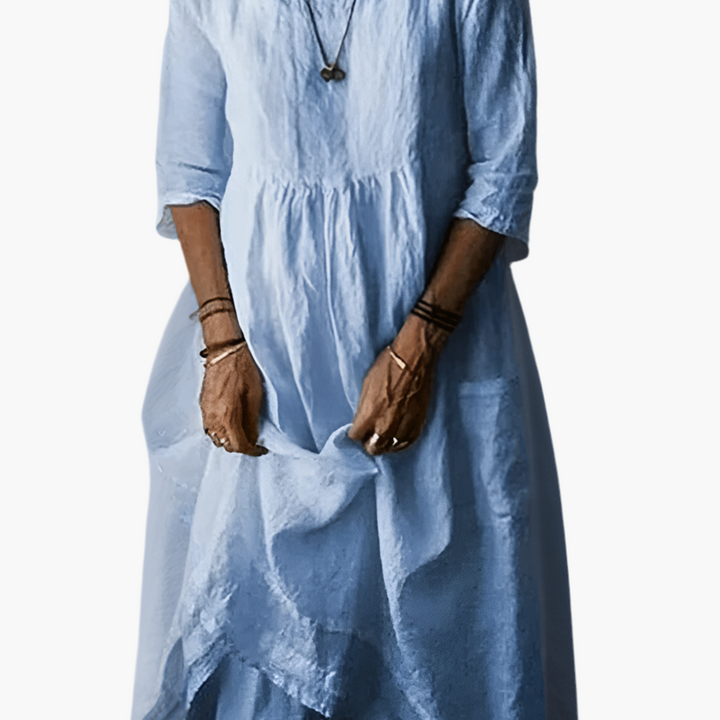 Adeline | Flowing Maxi Dress Zenvora