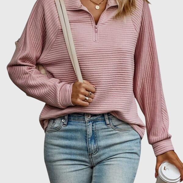 Molly | Elegant Half-Zip Sweater