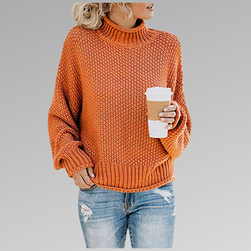 Valerianne | Elegant Sweater Orange