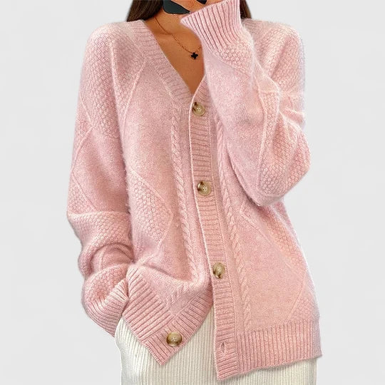 Solenyahh | Comfortable Cardigan Pink