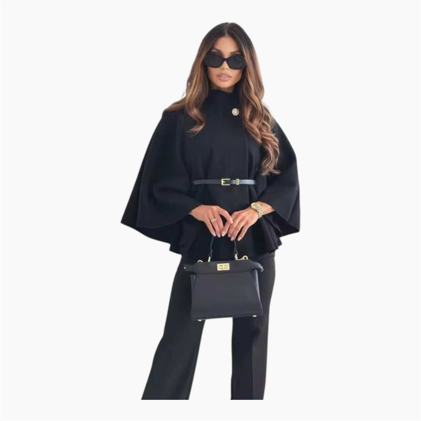 Zenvora Luxe Cape Coat Zenvora