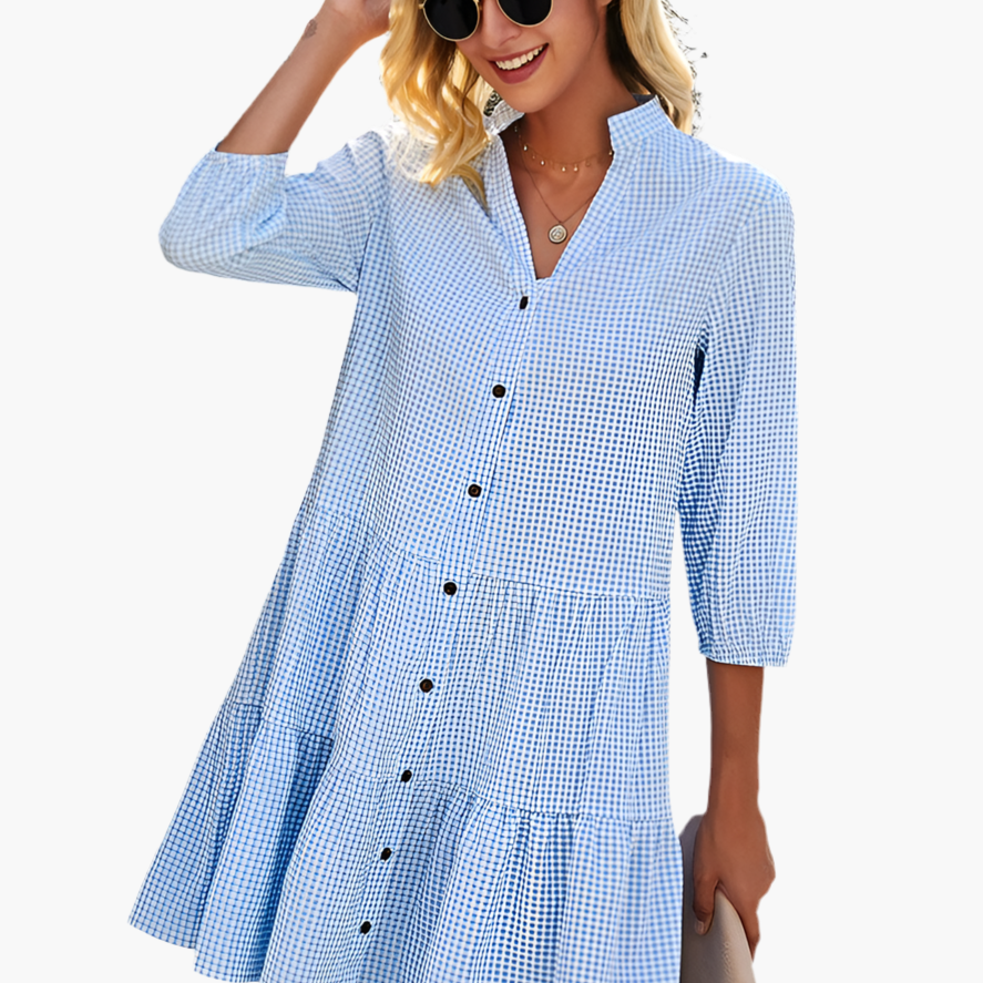 Shanna | Flowy Day Midi Dress Zenvora