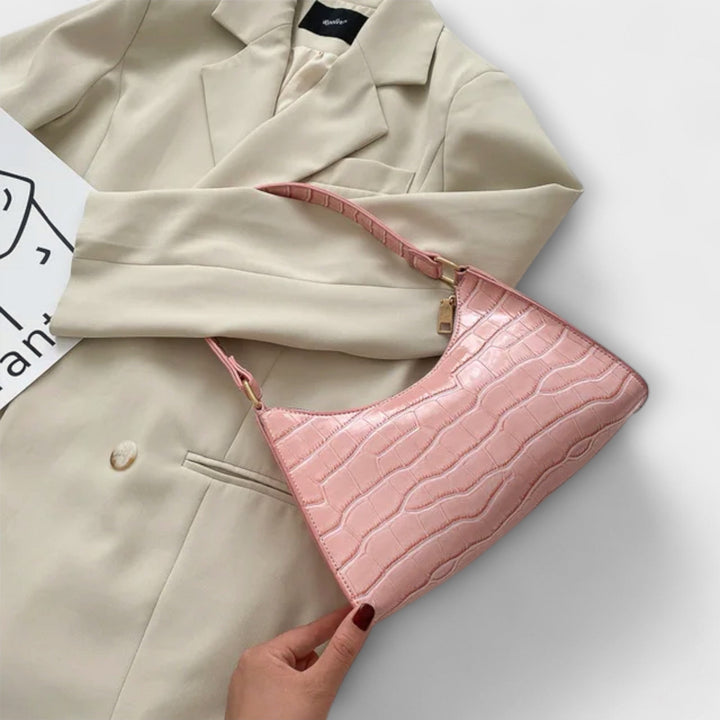 Zenvora | Shiny Leather Bag