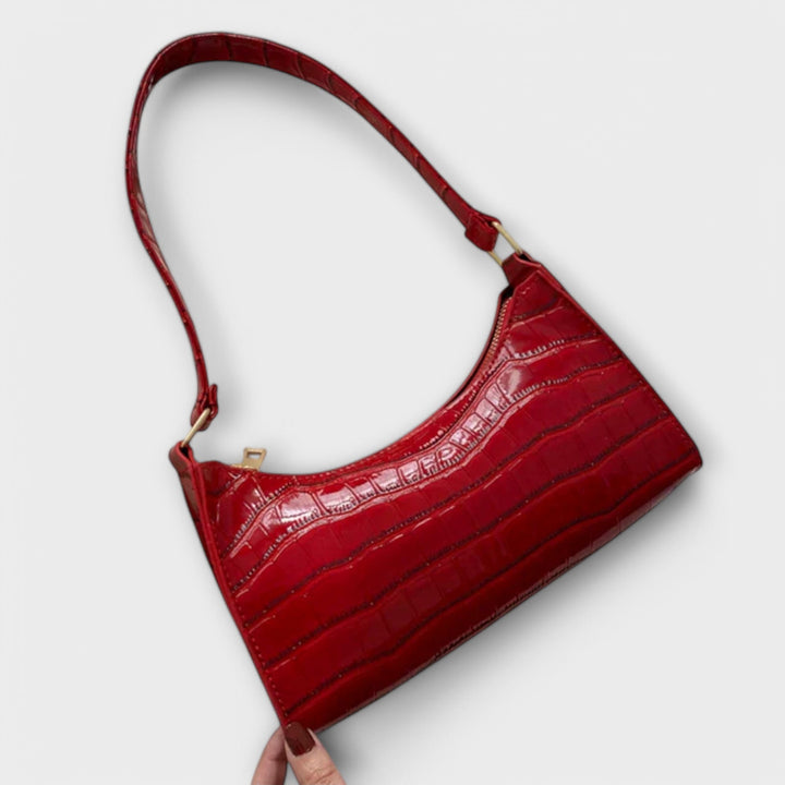 Zenvora | Shiny Leather Bag