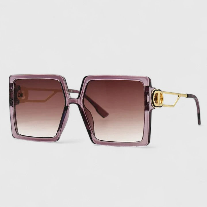 Bryelle | Elegant Sunglasses Gold Purple