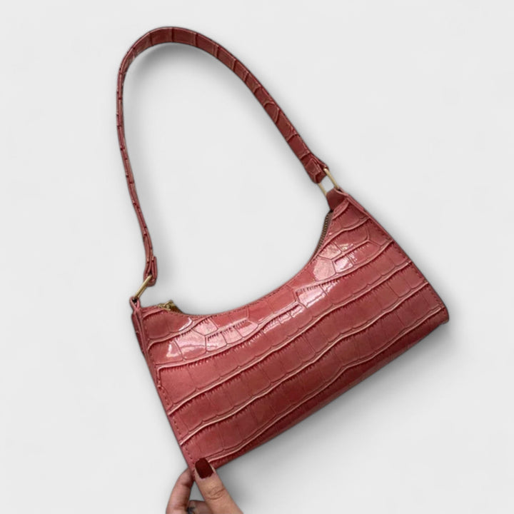 Zenvora | Shiny Leather Bag