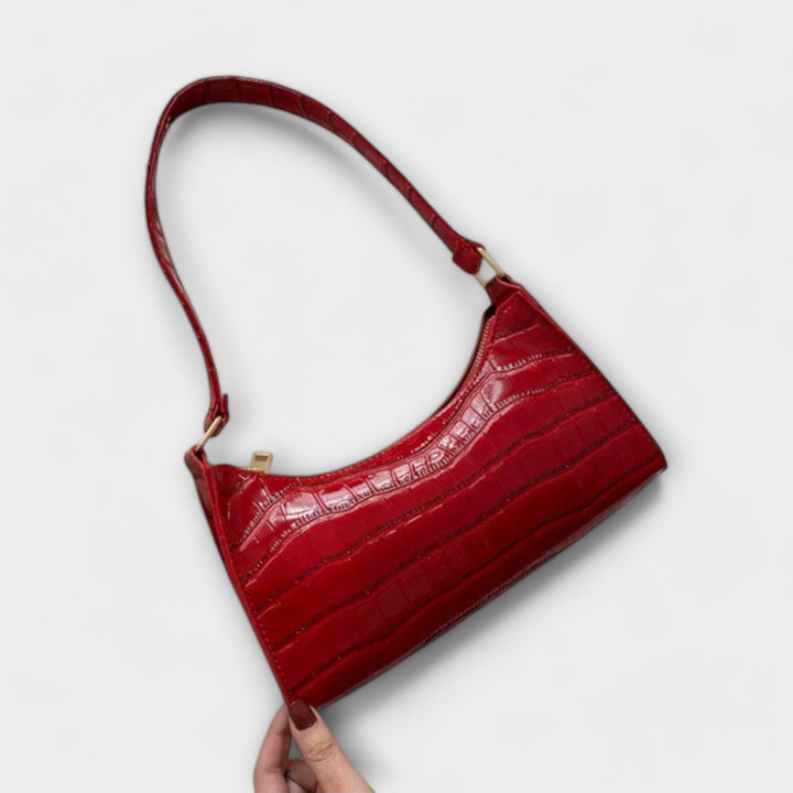Zenvora | Shiny Leather Bag