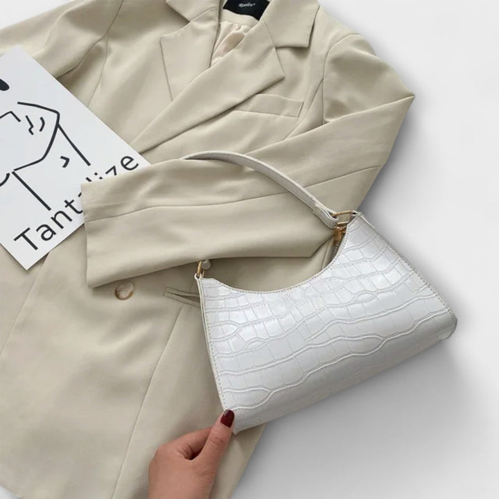 Zenvora | Shiny Leather Bag