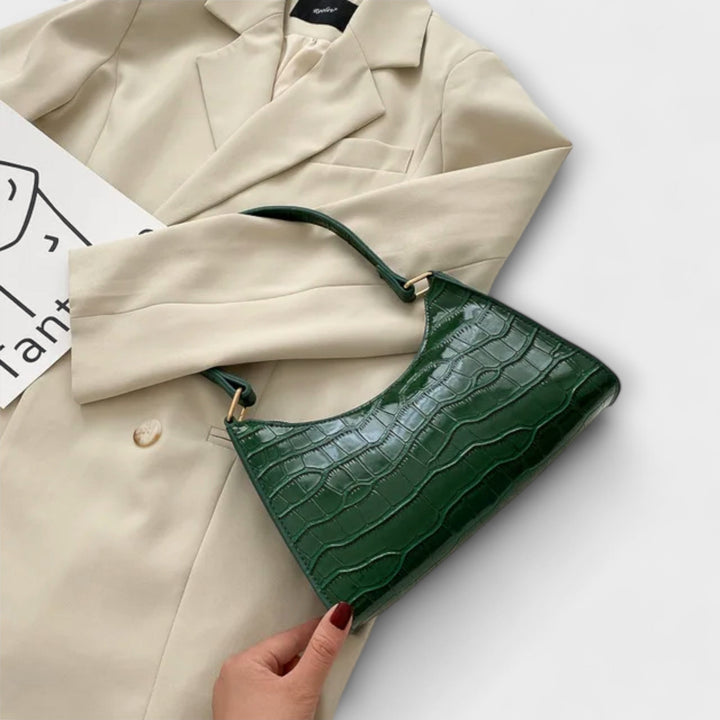 Zenvora | Shiny Leather Bag