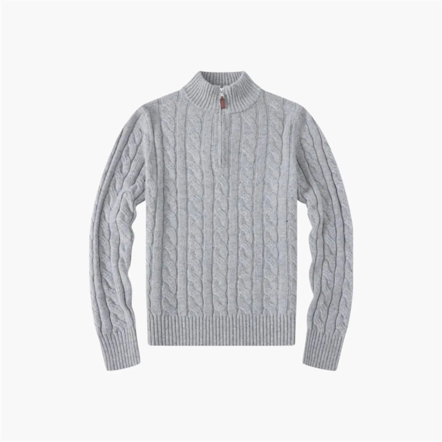 Luxe Verbier Zip-Up Cardigan Zenvora