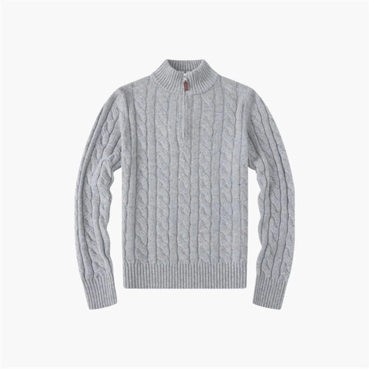 Luxe Verbier Zip-Up Cardigan Zenvora