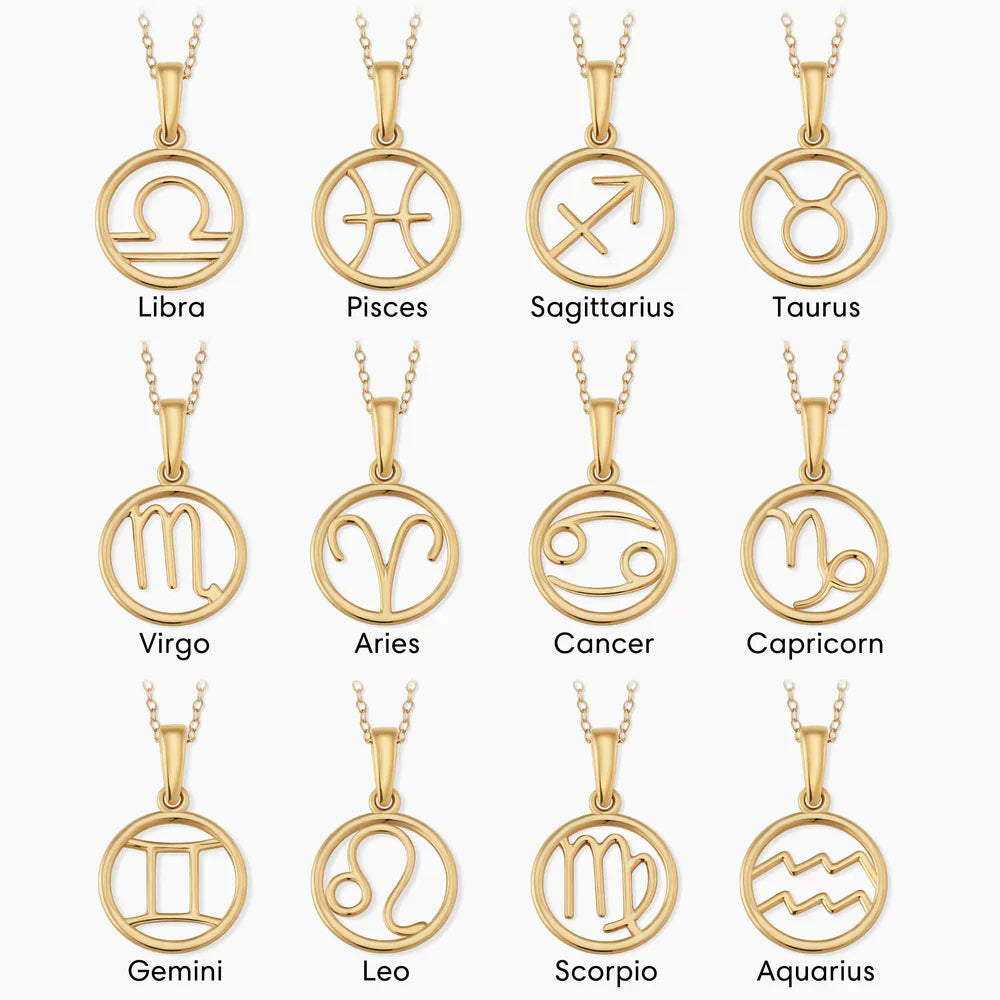 Rosalyette | Zodiac Sign Necklace