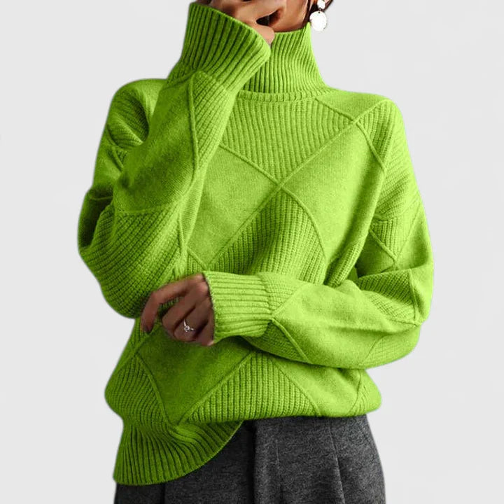 Adryssell | Comfortable Sweater Green