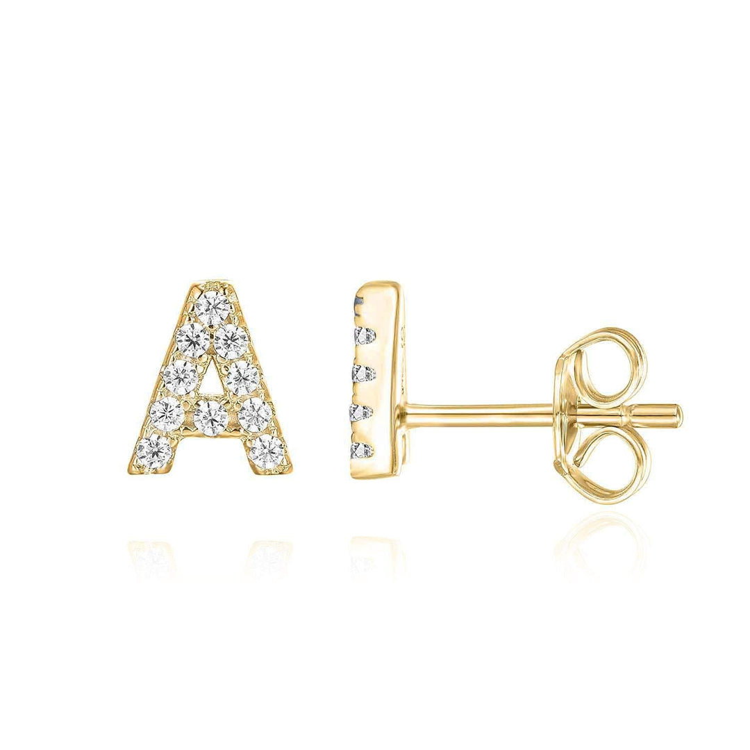 Mikhaela | Letter Earrings