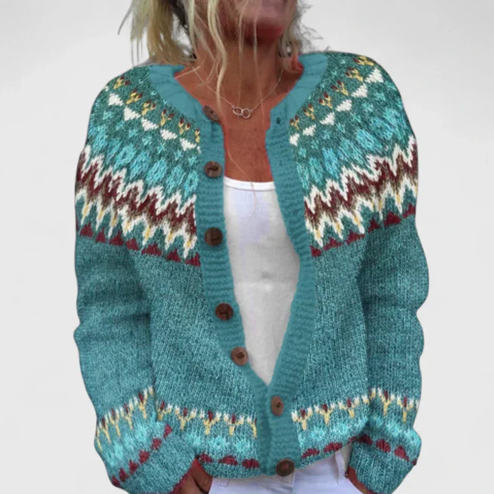 Thalynora | Stylish Cozy Cardigan Teal