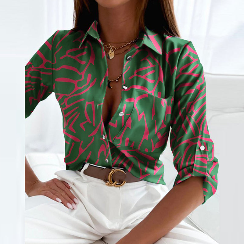 Sofia - Timeless Button-Up Shirt Zenvora